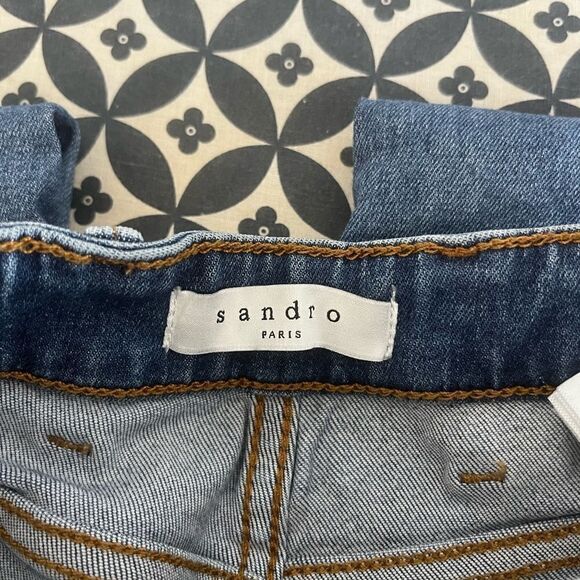 Sandro Markus Raw Hem Slim Jeans - Picture 5 of 13